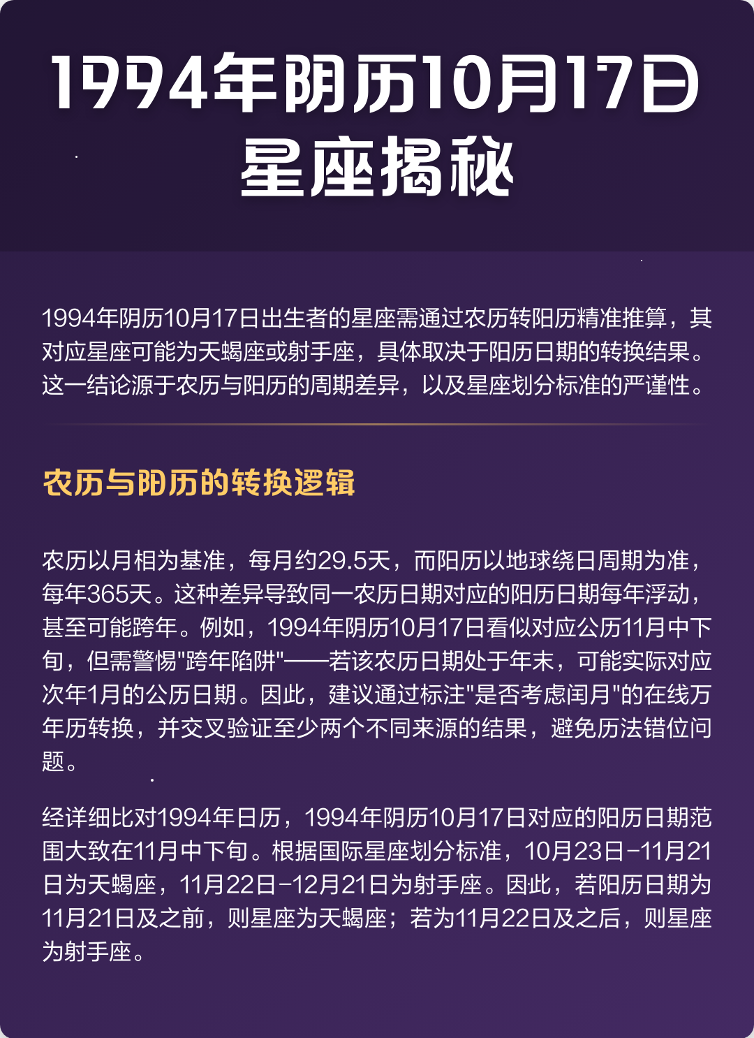 1994年8月13日农历是什么星座 1994年12月23日农历是什么时候