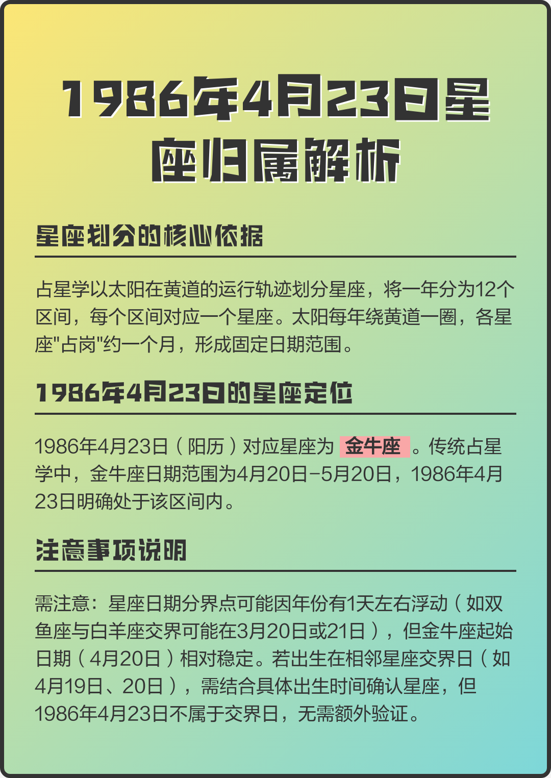 1986年6月初10是什么星座 1986年农历10月20是什么星座