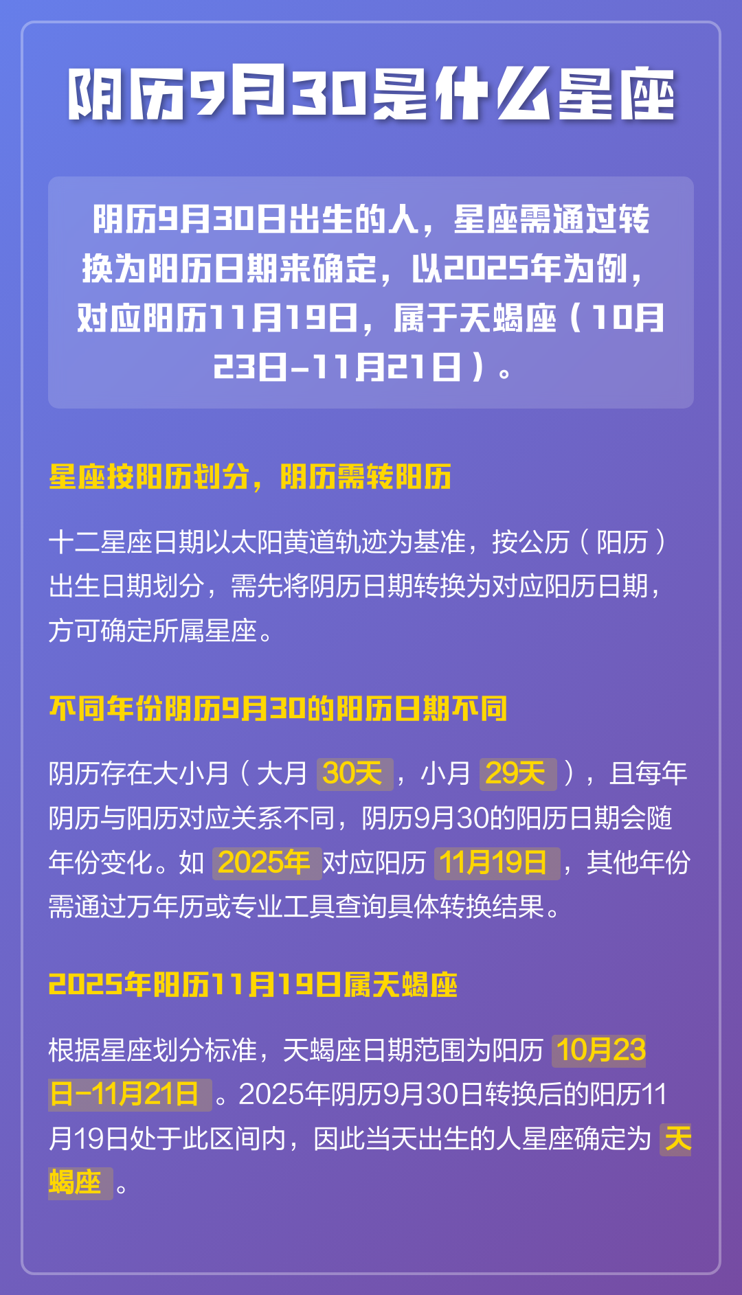 1983年农历9月23日是什么星座 1983年农历9月23日阳历什么时候