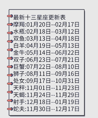1月23是什么星座? 阳历123日生日是什么星座