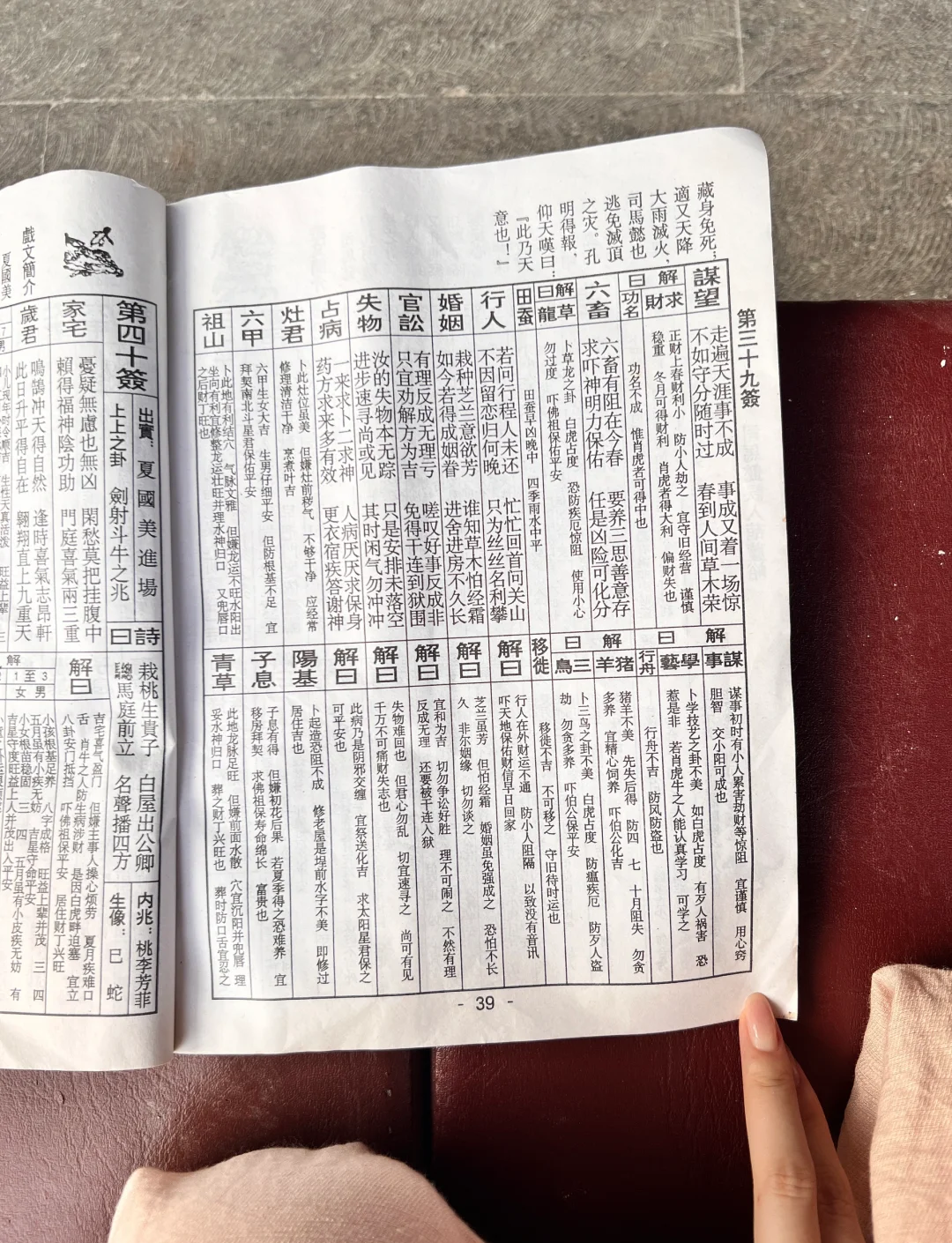 求签45签解签 女人抽到第四签的寓意